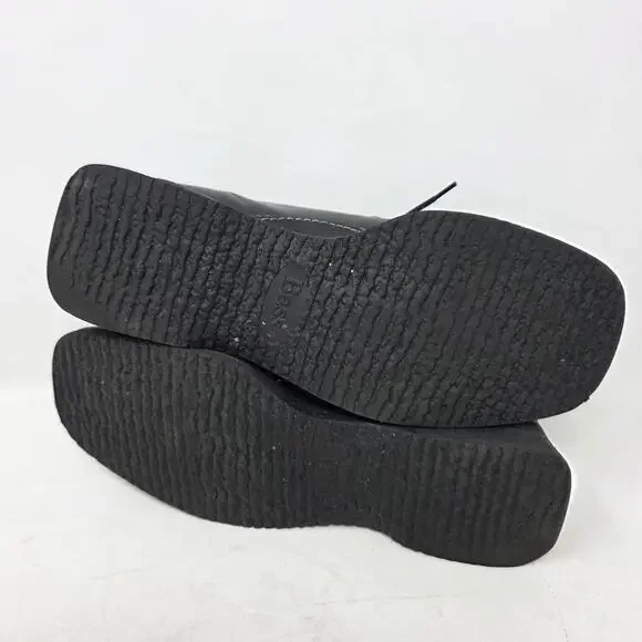 Vintage Bass Womens Toren / Wallabee / Chukka Boot Black Leather Size 8 M - Picture 7 of 12